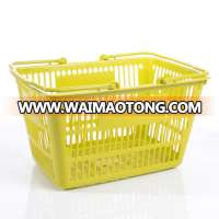 18L Plastic Storage Basket For Supermarket