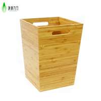 2017 customized bamboo laundry basket / bathroom basket