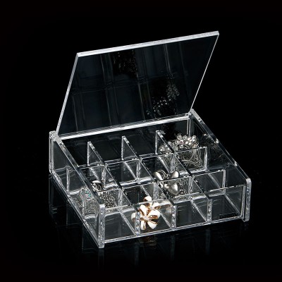 Cosmetic storage case acrylic makeup organizer box