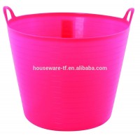 wholesale colored plastic laundry basket