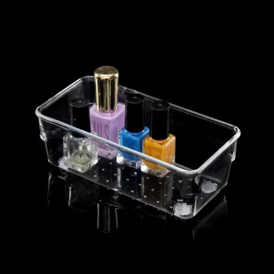 Professional design lipstick brush storage box acrylic cosmetic organizer makeup