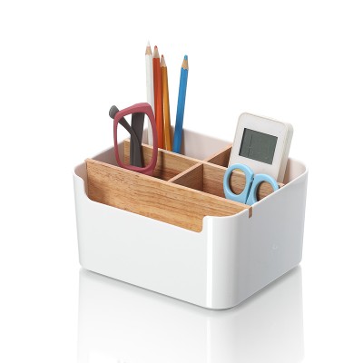 multifunction organizer tissue box with storage