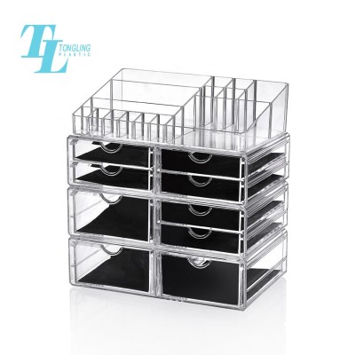 wholesale storage drawer acrylic makeup organizer